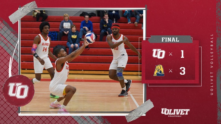 Men’s Volleyball: Olivet downed by Mount St. Joseph in four sets