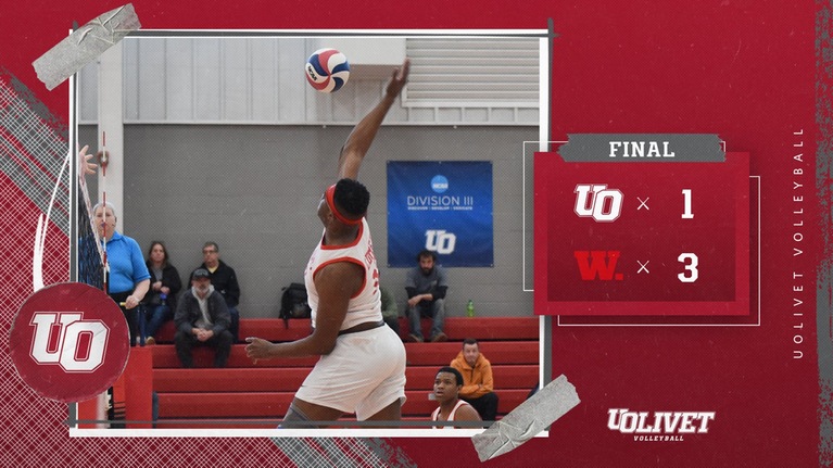 Men’s Volleyball: Olivet loses four-set match to Wabash