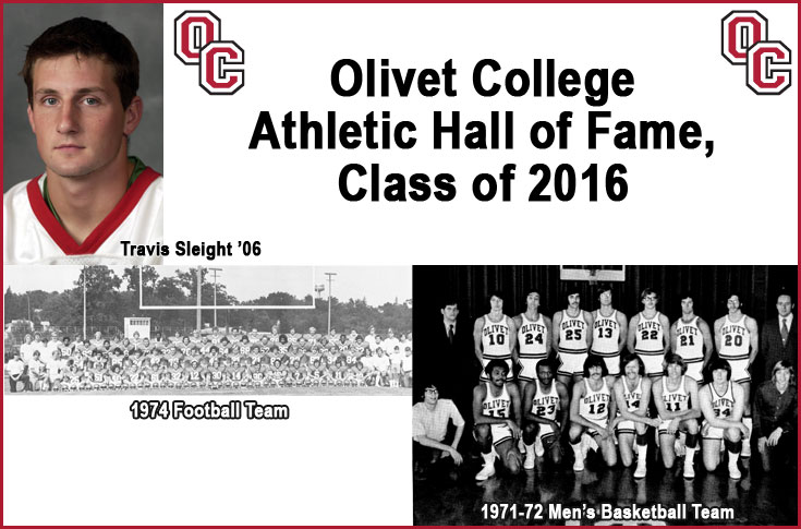 Sleight and two teams to be inducted into Olivet College Athletic Hall of Fame
