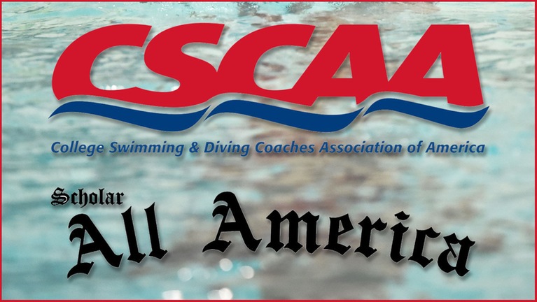 Swimming and diving named to CSCAA Scholar All-America team