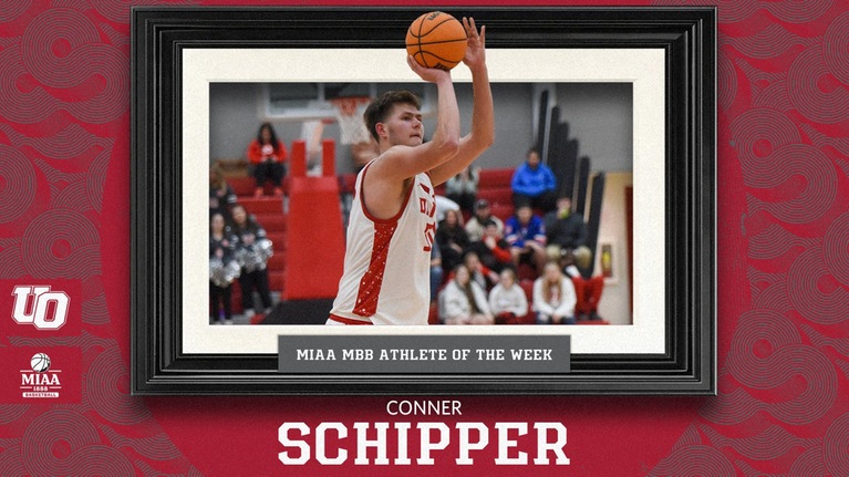 Schipper earns MIAA Men’s Basketball Athlete of the Week honors