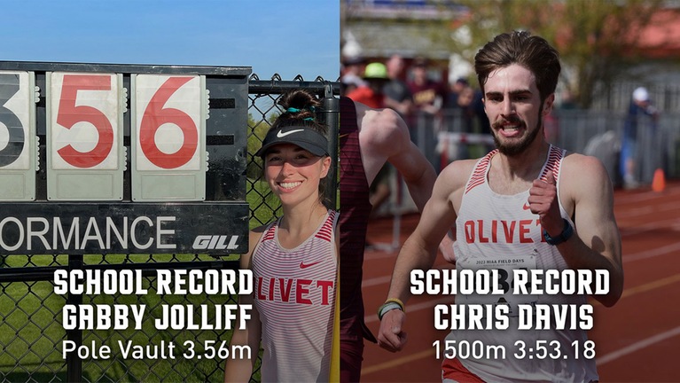 Two school records broken, track & field student-athletes compete at last chance meets