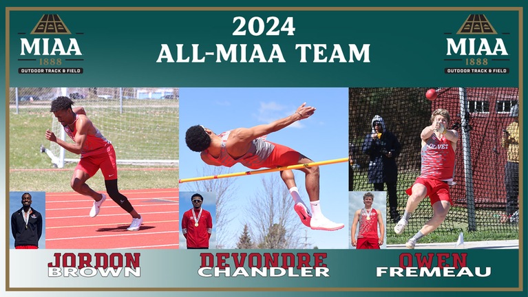 Brown, Chandler and Fremeau named to All-MIAA Men’s Outdoor Track & Field Team