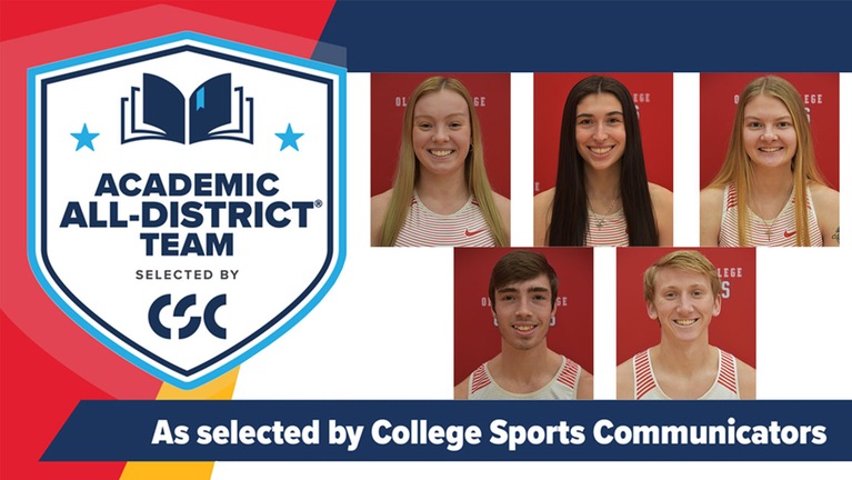 Five Olivet College student-athletes named to CSC Academic All-District Cross Country/Track & Field Teams